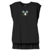 Women's Flowy Muscle Tee With Rolled Cuffs Thumbnail
