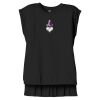 Women's Flowy Muscle Tee With Rolled Cuffs Thumbnail