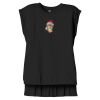 Women's Flowy Muscle Tee With Rolled Cuffs Thumbnail