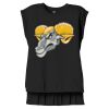 Women's Flowy Muscle Tee With Rolled Cuffs Thumbnail