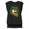 Women's Flowy Muscle Tee With Rolled Cuffs Thumbnail
