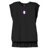 Women's Flowy Muscle Tee With Rolled Cuffs Thumbnail