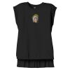 Women's Flowy Muscle Tee With Rolled Cuffs Thumbnail