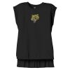 Women's Flowy Muscle Tee With Rolled Cuffs Thumbnail