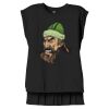 Women's Flowy Muscle Tee With Rolled Cuffs Thumbnail