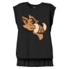 Women's Flowy Muscle Tee With Rolled Cuffs Thumbnail