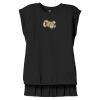 Women's Flowy Muscle Tee With Rolled Cuffs Thumbnail