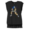 Women's Flowy Muscle Tee With Rolled Cuffs Thumbnail
