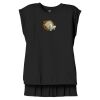 Women's Flowy Muscle Tee With Rolled Cuffs Thumbnail