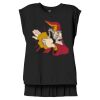 Women's Flowy Muscle Tee With Rolled Cuffs Thumbnail