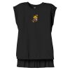 Women's Flowy Muscle Tee With Rolled Cuffs Thumbnail