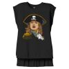 Women's Flowy Muscle Tee With Rolled Cuffs Thumbnail