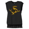 Women's Flowy Muscle Tee With Rolled Cuffs Thumbnail