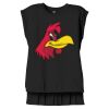 Women's Flowy Muscle Tee With Rolled Cuffs Thumbnail