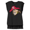 Women's Flowy Muscle Tee With Rolled Cuffs Thumbnail