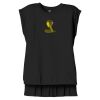 Women's Flowy Muscle Tee With Rolled Cuffs Thumbnail