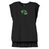 Women's Flowy Muscle Tee With Rolled Cuffs Thumbnail