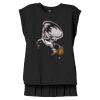 Women's Flowy Muscle Tee With Rolled Cuffs Thumbnail