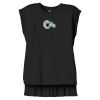 Women's Flowy Muscle Tee With Rolled Cuffs Thumbnail
