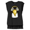 Women's Flowy Muscle Tee With Rolled Cuffs Thumbnail