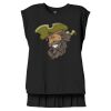 Women's Flowy Muscle Tee With Rolled Cuffs Thumbnail