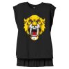 Women's Flowy Muscle Tee With Rolled Cuffs Thumbnail
