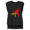 Women's Flowy Muscle Tee With Rolled Cuffs Thumbnail