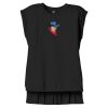 Women's Flowy Muscle Tee With Rolled Cuffs Thumbnail