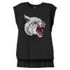 Women's Flowy Muscle Tee With Rolled Cuffs Thumbnail
