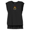Women's Flowy Muscle Tee With Rolled Cuffs Thumbnail