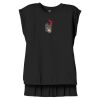 Women's Flowy Muscle Tee With Rolled Cuffs Thumbnail
