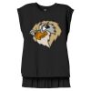 Women's Flowy Muscle Tee With Rolled Cuffs Thumbnail