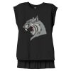 Women's Flowy Muscle Tee With Rolled Cuffs Thumbnail