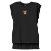 Women's Flowy Muscle Tee With Rolled Cuffs Thumbnail