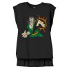 Women's Flowy Muscle Tee With Rolled Cuffs Thumbnail