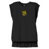 Women's Flowy Muscle Tee With Rolled Cuffs Thumbnail