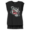 Women's Flowy Muscle Tee With Rolled Cuffs Thumbnail