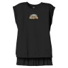 Women's Flowy Muscle Tee With Rolled Cuffs Thumbnail