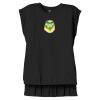 Women's Flowy Muscle Tee With Rolled Cuffs Thumbnail