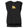 Women's Flowy Muscle Tee With Rolled Cuffs Thumbnail