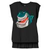 Women's Flowy Muscle Tee With Rolled Cuffs Thumbnail