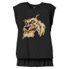 Women's Flowy Muscle Tee With Rolled Cuffs Thumbnail