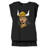 Women's Flowy Muscle Tee With Rolled Cuffs Thumbnail