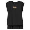 Women's Flowy Muscle Tee With Rolled Cuffs Thumbnail