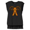 Women's Flowy Muscle Tee With Rolled Cuffs Thumbnail