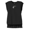 Women's Flowy Muscle Tee With Rolled Cuffs Thumbnail