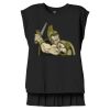 Women's Flowy Muscle Tee With Rolled Cuffs Thumbnail
