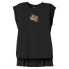 Women's Flowy Muscle Tee With Rolled Cuffs Thumbnail