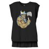 Women's Flowy Muscle Tee With Rolled Cuffs Thumbnail