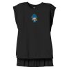 Women's Flowy Muscle Tee With Rolled Cuffs Thumbnail